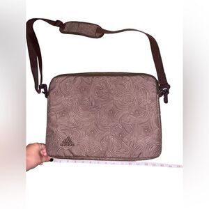 Adidas Brown Laptop Shoulder Bag